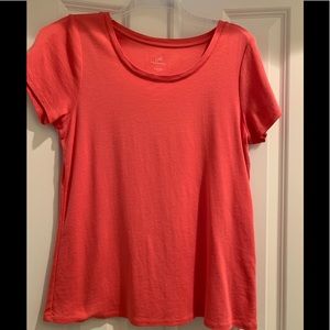J Jill Women’s Short Sleeved Tee, Size Medium, Scoop Neck